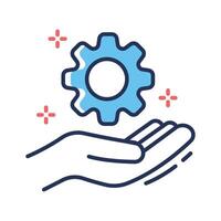 Modern icon of engineering designed in outline style vector