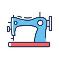 A well designed premium line icon of sewing machine vector
