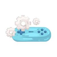 Controller with Settings Gear vector
