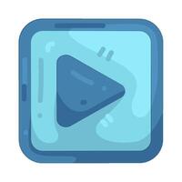 Gaming play button vector