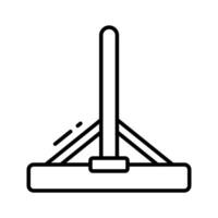 Catch a sight of this modern line icon of glass wiper. vector
