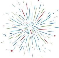 Confetti firework falling composition isolated. graphic line ink illustration. Party festive firework. Carnival confetti isolated on white background. Design for package, cosmetic, textile, cards. vector