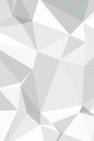 Abstract white and gray Geometric Polygonal Composition vector