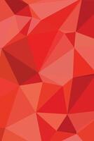 Abstract Red Geometric Composition with Triangles vector