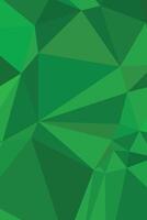 Abstract Geometric Composition in Emerald Green vector