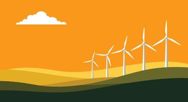 Harnessing the Power of Wind A Guide to Sustainable Renewable Energy Sources vector