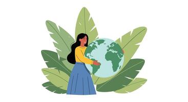Protecting The Planet and Building a Sustainable Future for Generations to Come vector