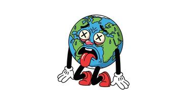 Protecting the Earth Reducing Climate Change and Saving Planet for Future Generations a Challenge vector