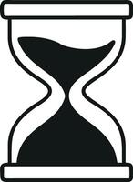 Hourglass Sand Timer Symbol Icon Design vector