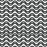 A black and white wavy pattern vector