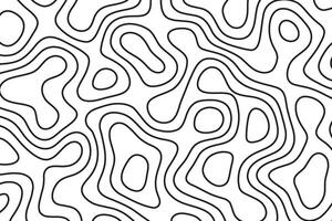 black and white abstract outline contour vector