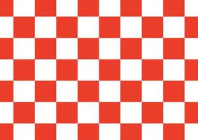 Red and white checkered background Space for selling products, backdrop, wallpaper, background, text. Vintage style background. illustration vector