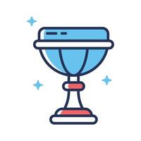 Have a look at this latest flat outline icon of holy grail vector