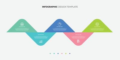 5 process infographic arrows design template. Planning, Marketing, Strategy and Business presentation vector