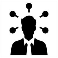 Abilities icon concept in black color vector