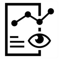 Advertising Report concept in black color vector