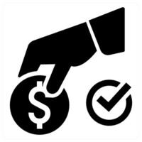 Best Investment icon concept in black color vector