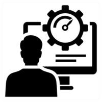 Beta Tester icon concept in black color vector