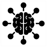 Business Intelligence icon in black color vector