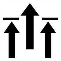 Breaking Limits icon concept in black color vector