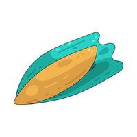 sea surfboard illustration vector