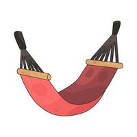 the red hammock vector