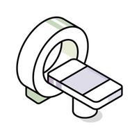 Check out this isometric icon for mri scan vector