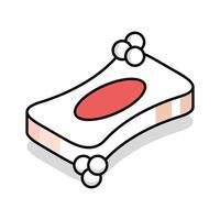Check out this isometric style icon of soap vector
