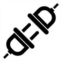 Connection concept in black color vector