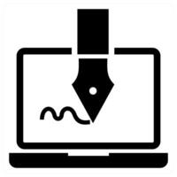 Copywriting concept in black color vector