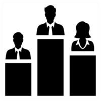 Competition icon concept in black color vector