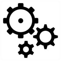 Configuration concept in black color vector