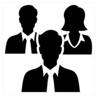 Customer Group icon concept in black color vector