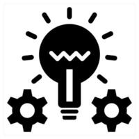 Creativity in black color vector