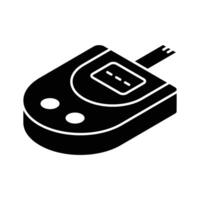 A well designed isometric icon of a glucometer. vector
