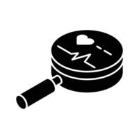 A customizable isometric icon of healthcare research concept. vector
