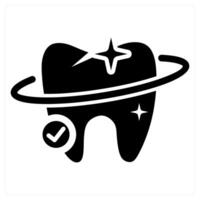 Dental Checkup concept in black color vector