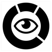 Data Visualization concept in black color vector