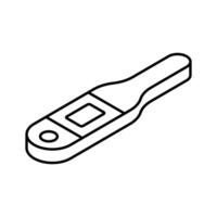 Check out this isometric icon of thermometer tool.. vector