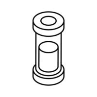 A modern isometric icon showing medical test sample.. vector