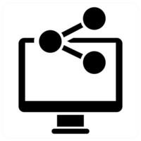 Device Connectivity icon in black color vector