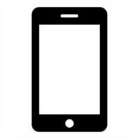 Device icon concept in black color vector