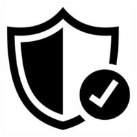Encrypted icon concept in black color vector