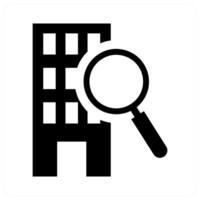 Find Local SEO icon concept in black color vector