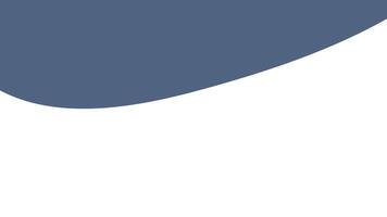 Abstract header template with light blue curve and transparent background flat illustration vector