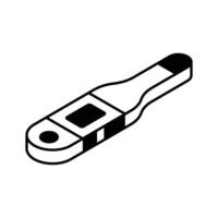 Check out this isometric icon of thermometer tool... vector