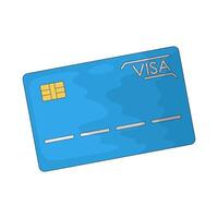 viisa card illustration vector