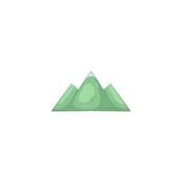 Illustration of mountain range vector