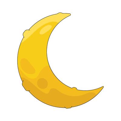 the crescent moon