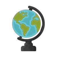 globe on stand vector